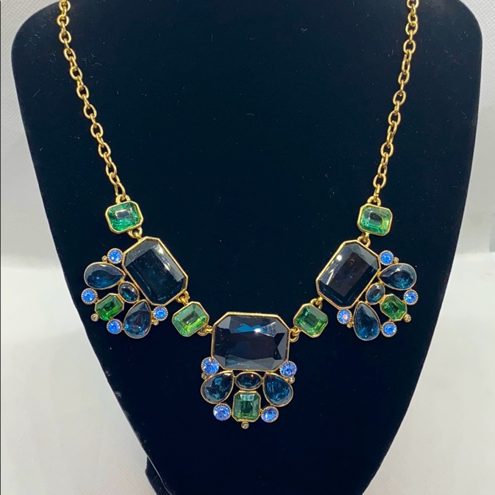 Blue/Green Statement Necklace
